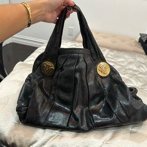 GUCCI - Hysteria Convertible Top Handle Python Bag